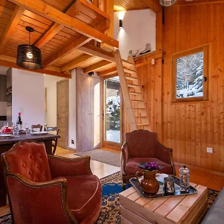 شاليه Du Glacier Cosy Alpine Style, Sleeps 4 - Happy شامونكس